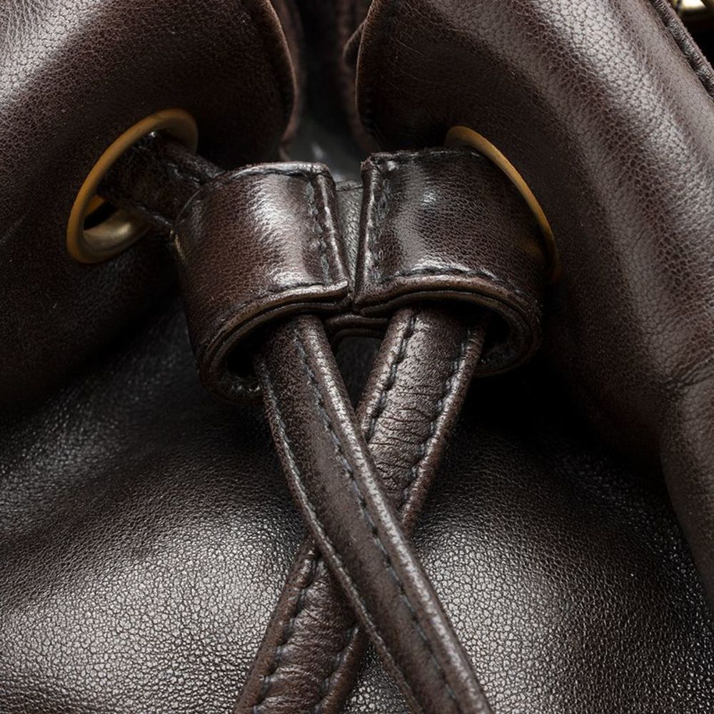 Chanel Vintage Lambskin Timeless CC Drawstring Bucket Bag - Picture 9 of 15